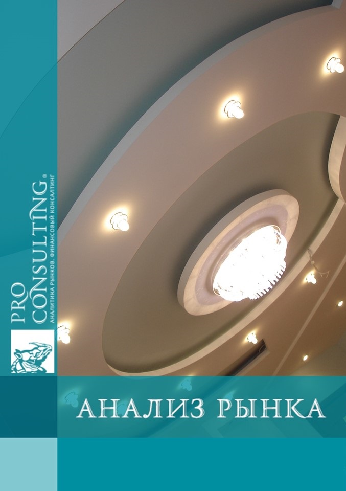 Анализ рынка подвесных потолков Украины. 2011 год